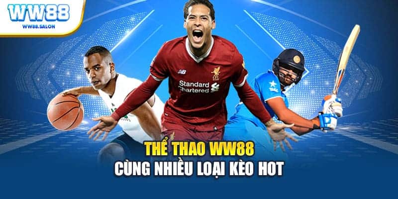 Thể thao WW88 cùng nhiều loại kèo hot